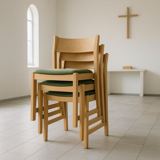 Stapelbare Kirchenstühle